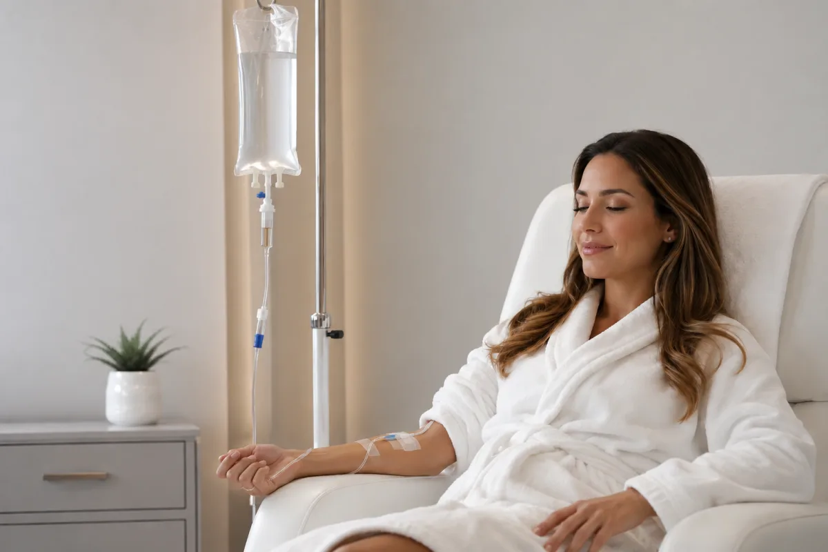 Custom IV hydration infusion at Moon Valley Med Spa